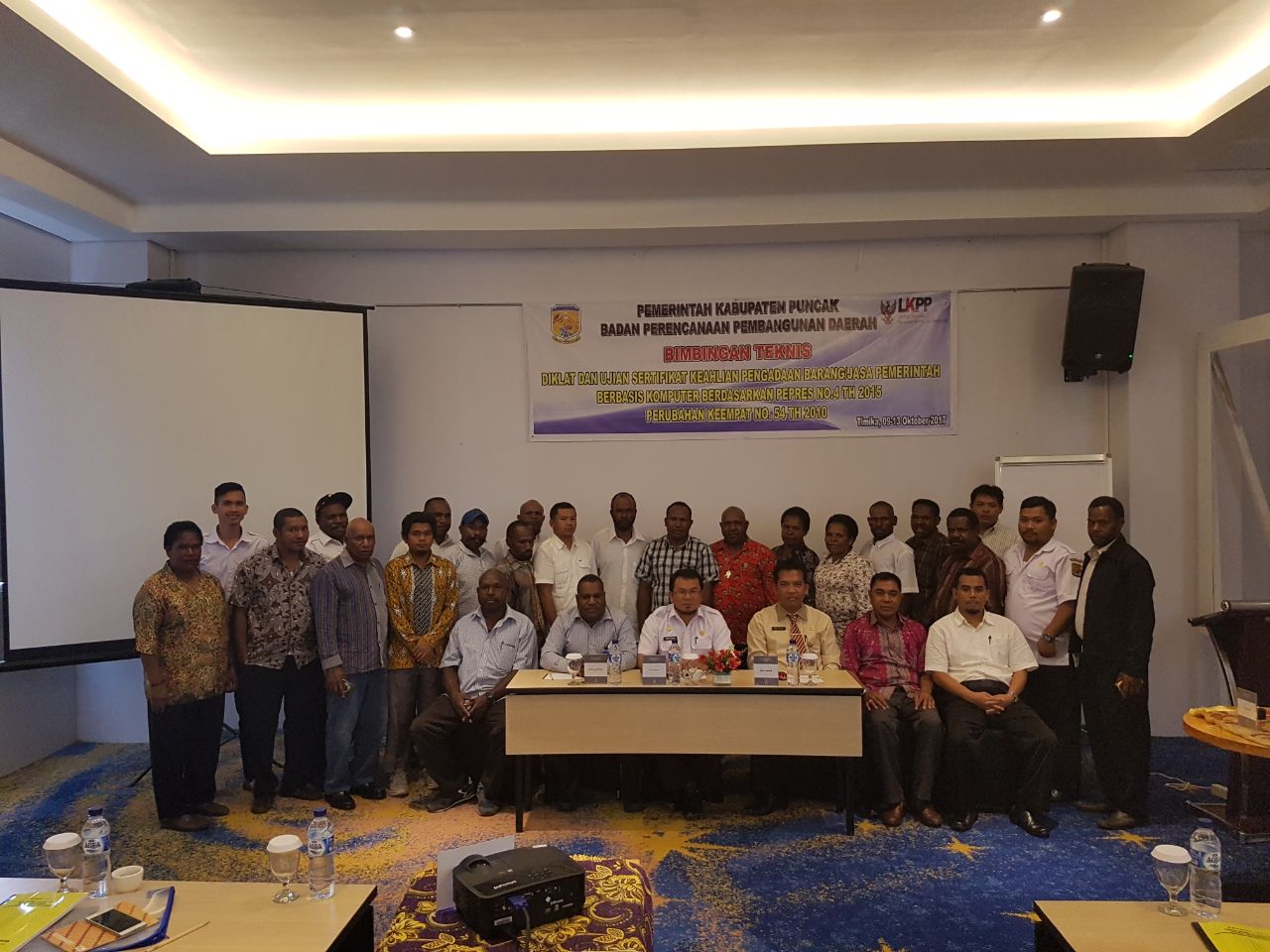 Pemkab Puncak Gelar Diklat dan Ujian Sertifikat Keahlian Pengadaan Barang dan Jasa